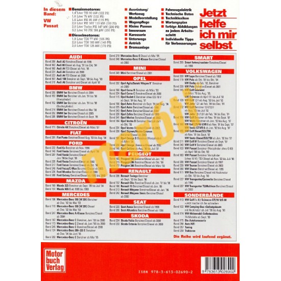 VW Passat Limusine und Variant Benzin Diesel Ab Modelljahr 2005 (Javítási kézikönyv)