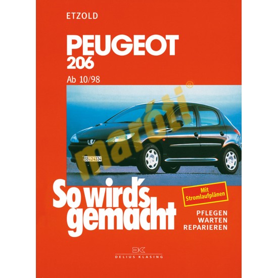 Peugeot 206 ab 1998- (Javítási kézikönyv)