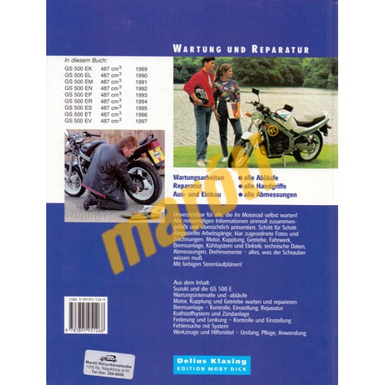 Suzuki GS 500 E 1989-1997 (Javítási könyv)