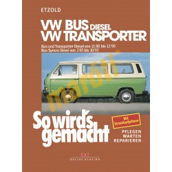 Volkswagen Bus und Transporter Diesel 1980-92 (Javítási kézikönyv)