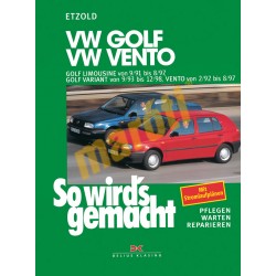 Volkswagen Golf und Vento 1991-97  (Javítási kézikönyv)