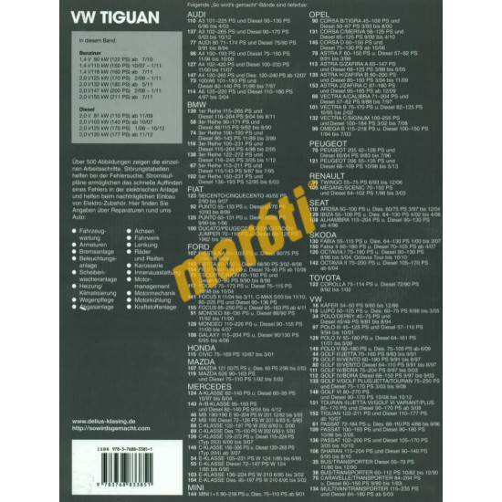 Volkswagen Tiguan ab 2007 (Javítási kézikönyv)