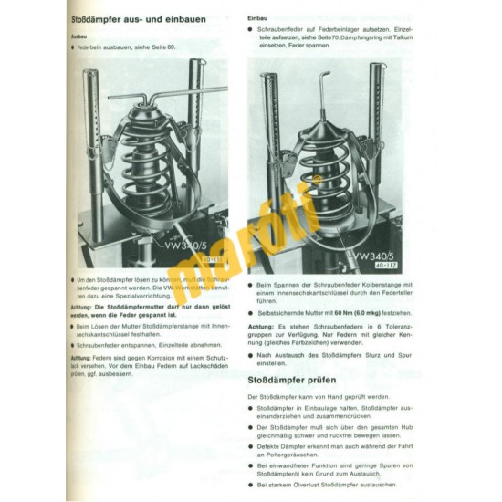 Volkswagen Jetta 60 PS (Javítási kézikönyv)