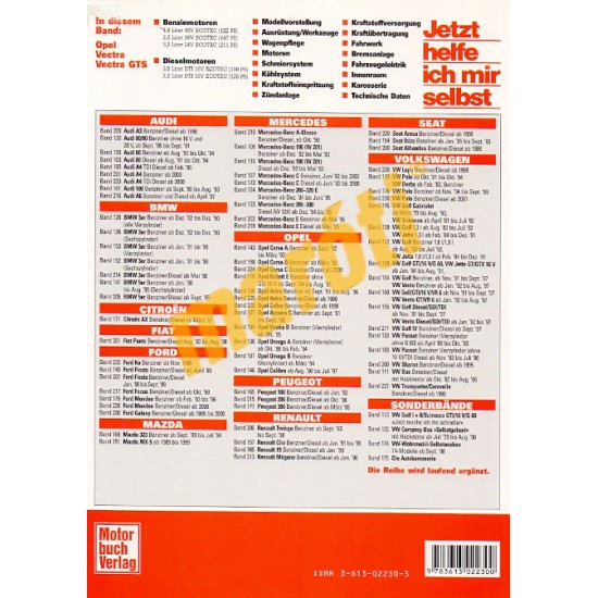 Opel Vectra Vectra GTS ab 2002 (Javítási kézikönyv)