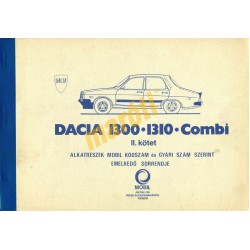 Dacia 1300, 1310 Combi I - II. kötetek