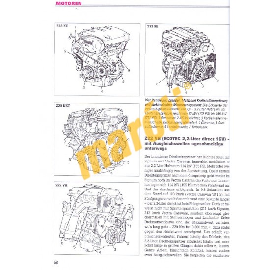 Opel Signum Vectra Caravan ab 2003 (Javítási kézikönyv)