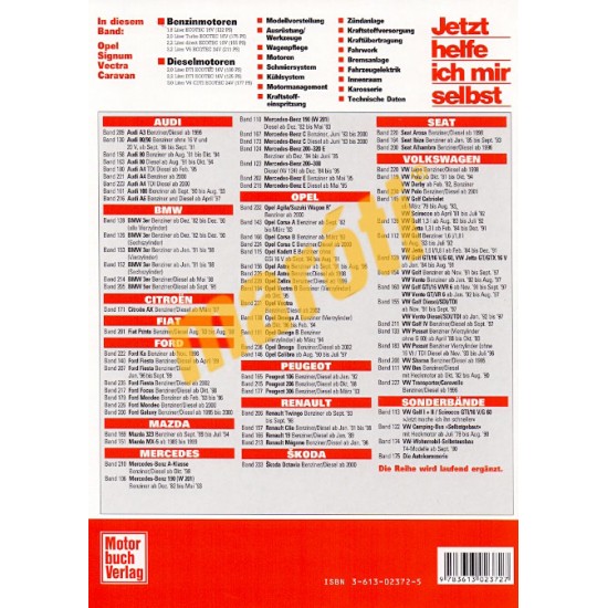 Opel Signum Vectra Caravan ab 2003 (Javítási kézikönyv)