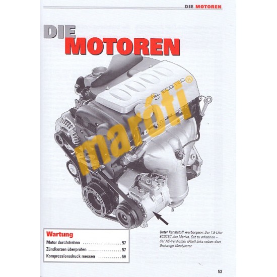 Opel Meriva ab 2003 (Javítási kézikönyv)