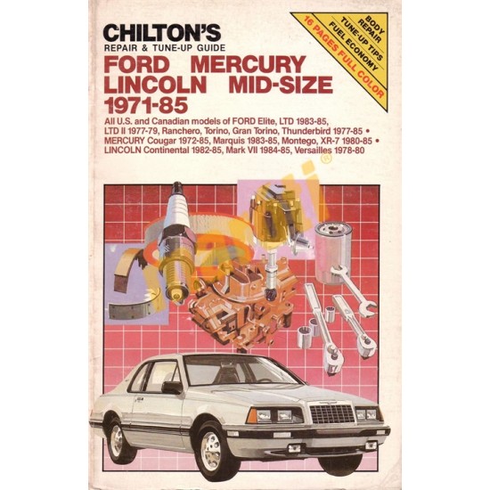 Ford Mercury, Lincoln Mid-size 1971-1985