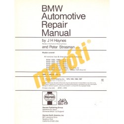 BMW 1500, 1502, 1600, 1602, 2000 & 2002 (1959 - 1977) US