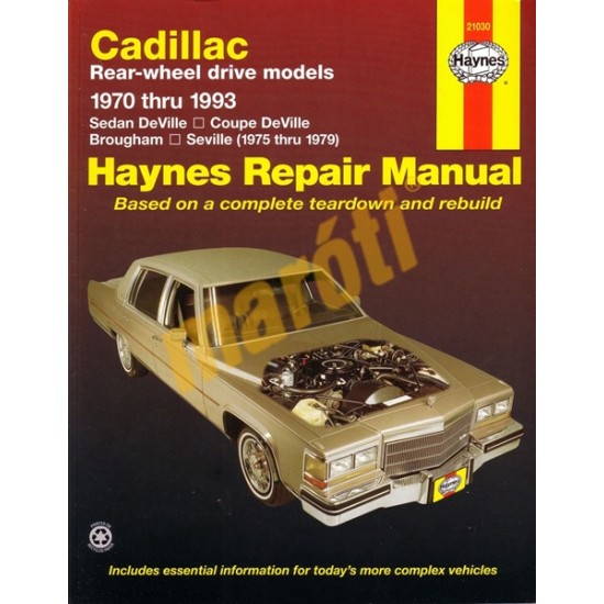 Cadillac Rear-wheel drive 1970 - 1993 Cadillac Rear-wheel drive 1970 - 1993