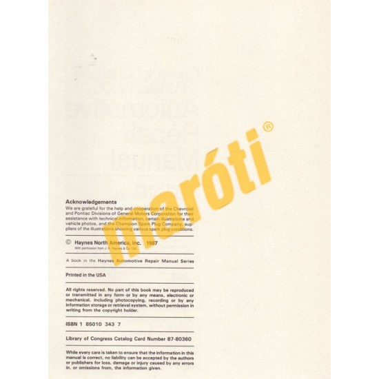 Chevrolet Chevette Pontiac 1976 - 1987