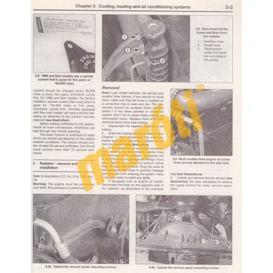 Chevrolet & GMC Pick-ups, 2WD & 4WD 1988 - 1998 and 1999 and 2000