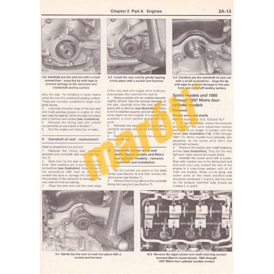 Chevrolet Sprint & Geo Metro 1985 - 2001