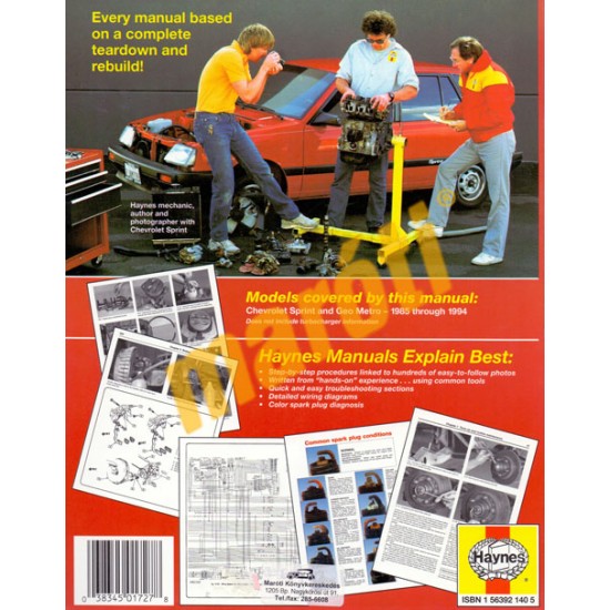 Chevrolet Sprint & Geo Metro 1985 - 1994