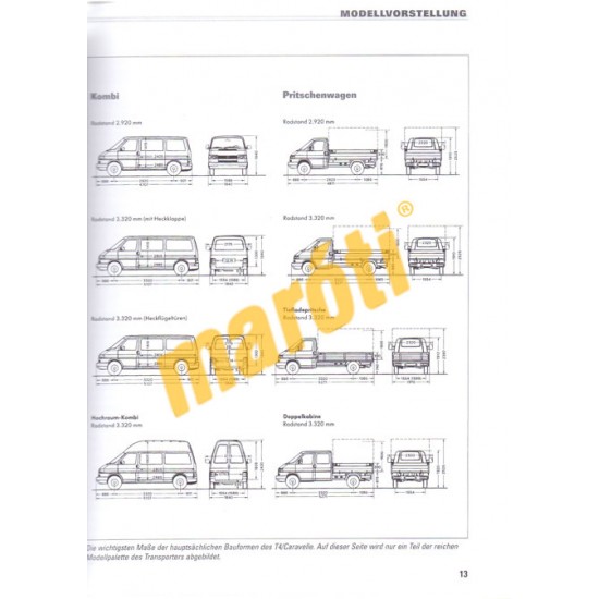 VW Transporter / Caravelle Benzin Diesel ab 1996 (Javítási kézikönyv)