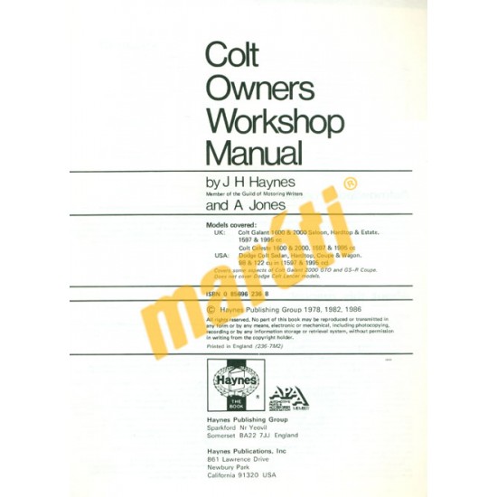 Dodge Colt 1971-1977