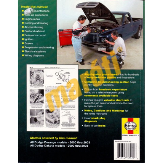 Dodge Durango 2000 - 2003 & Dakota Pick-ups