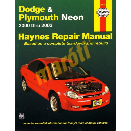 Dodge & Plymouth Neon 2000 - 2003