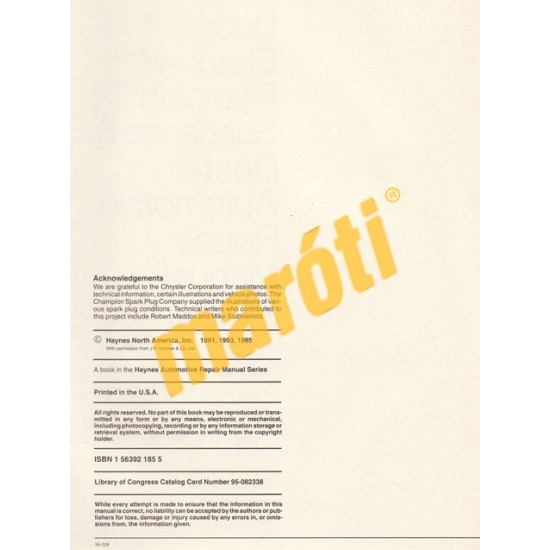 Dodge Shadow & Plymouth Sundance, Duster 1987 - 1994