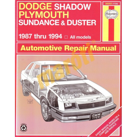 Dodge Shadow & Plymouth Sundance, Duster 1987 - 1994