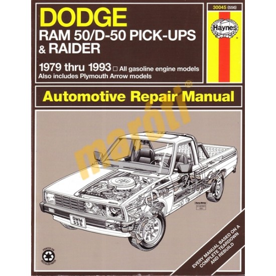 Dodge Ram D50 Pick-up & Raider 1979 - 1993