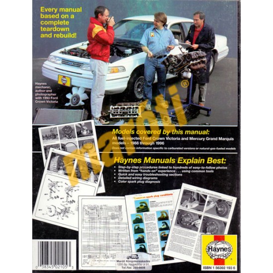 Ford Crown Victoria & Mercury Grand Marquis 1988 - 1996