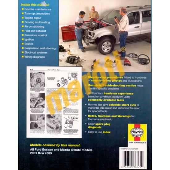 Ford Escape, Mazda Tribute 2001 - 2003