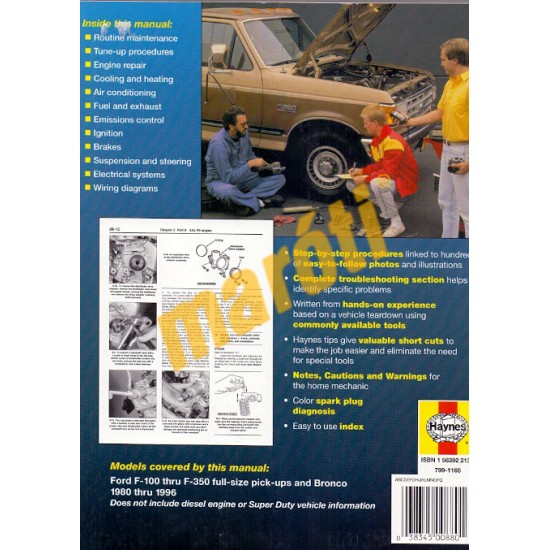 Ford Pick-ups & Bronco 1980 - 1996