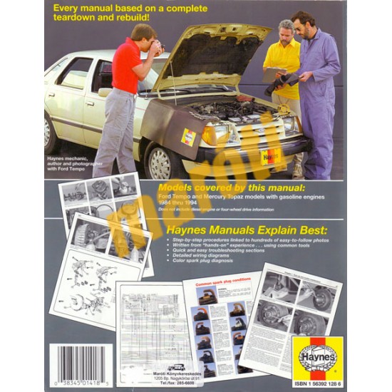 Ford Tempo & Mercury Topaz 1984 - 1994
