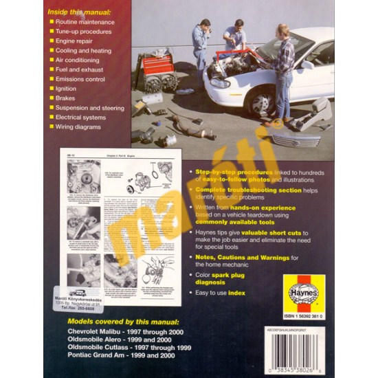General Motors Chevrolet Malibu, Oldsmobile Alero, Oldsmobile Cutlass, Pontiac Grand Am