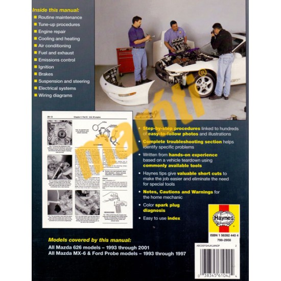 Mazda 626, MX-6 & Ford Probe 1993 - 2001