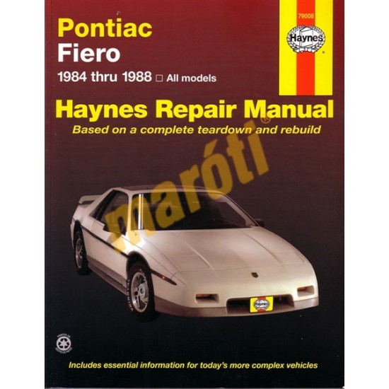 Pontiac Fiero 1984 - 1988