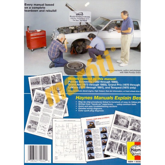 Pontiac Mid-size Rear-wheel Drive 1970 - 1987
