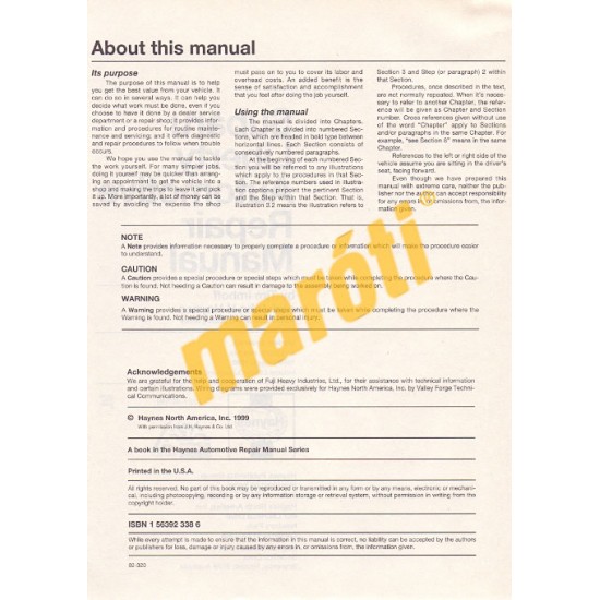 Subaru Liberty 1989-1998