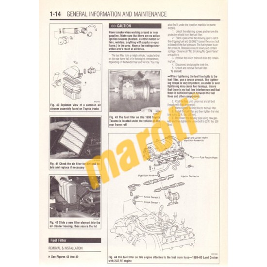 Toyota Pick-ups Land Cruiser 4Runner 1997-2000
