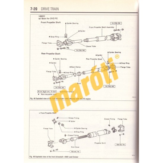 Toyota Pick-ups Land Cruiser 4Runner 1997-2000
