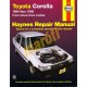 Toyota Corolla (FWD) 1984 - 1992 Toyota Corolla (FWD) 1984 - 1992