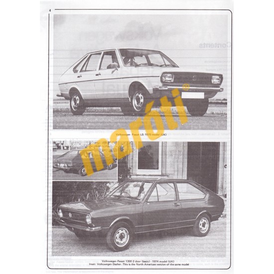VW Dasher 1,5l, 1,6l 1974-1981