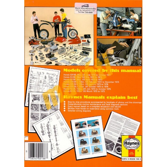 Honda CB/ CL 100 & 125 Singles 1970-1976