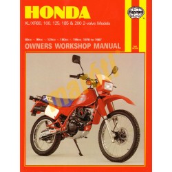 Honda XL/XR 80, 100, 125, 185 & 200 2-valve Models (1978 - 1987)