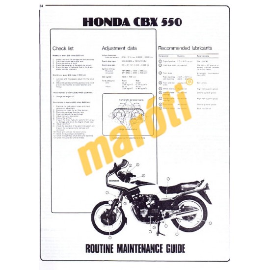 Honda CBX550 Four (1982 - 1986)