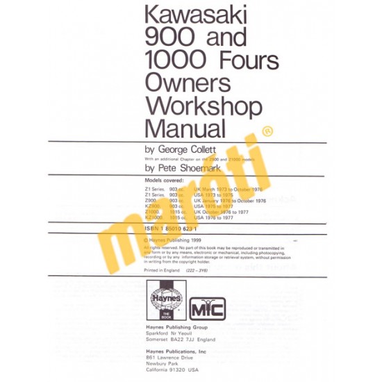 Kawasaki 900 & 1000 Fours (1973 - 1977)