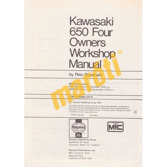 Kawasaki 650 Four (1976 - 1978)