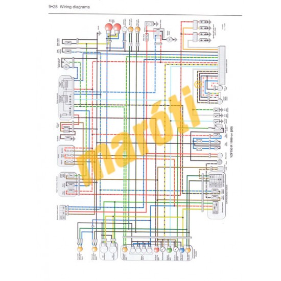 Yamaha YZF750 & YZF750SP 1993 - 1998, YZF1000R Thunderace 1996 - 2000
