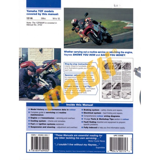 Yamaha YZF-R6 1999 - 2002