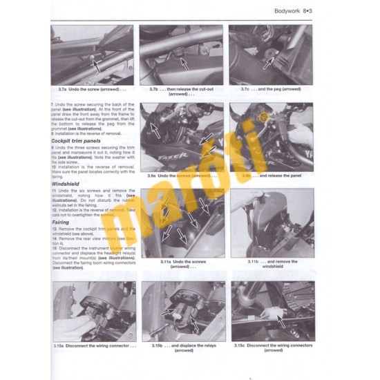 Yamaha FZS1000 Fazer 2001 - 2005