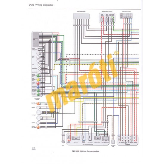 Yamaha FZS1000 Fazer 2001 - 2005