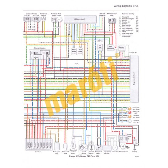 Yamaha FZ6 Fazer 2004 - 2008