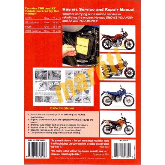 Yamaha YBR125 & XT125R/X 2005 - 2009